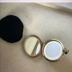 Caron antique compact mirror